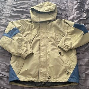 Green hooded jacket made by Ego